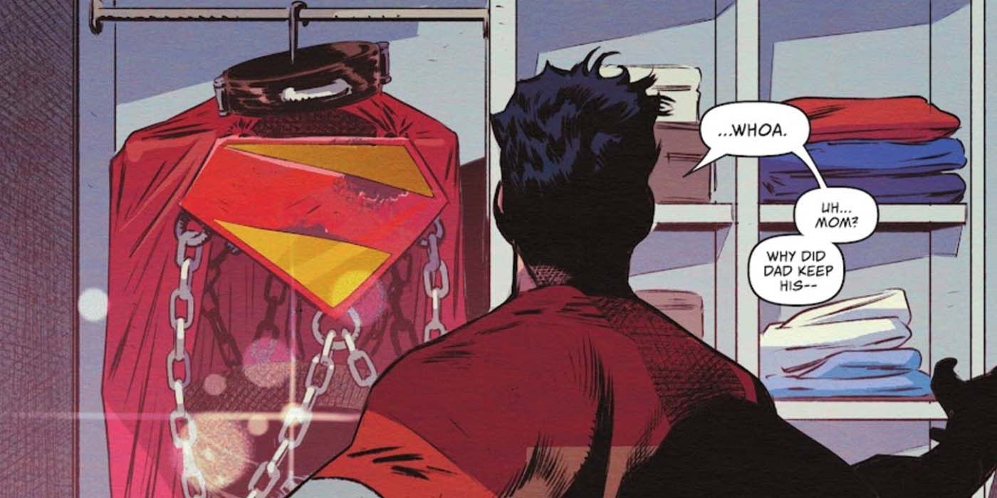 Jon Kent descobre a armadura de gladiador do Superman