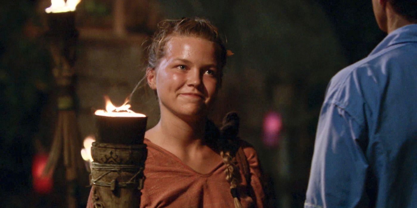 Julia getting her torched snuffed on Survivor