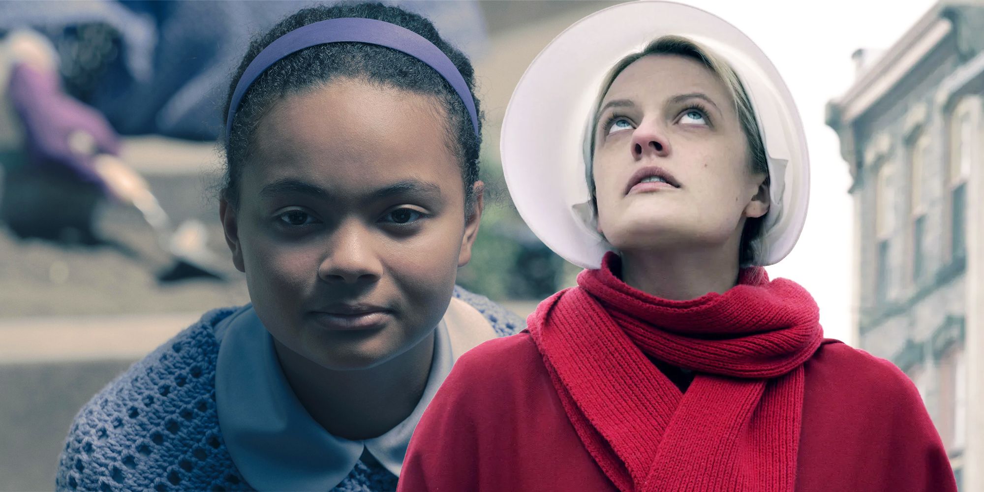 June and Hannah in The Handmaid's Tale