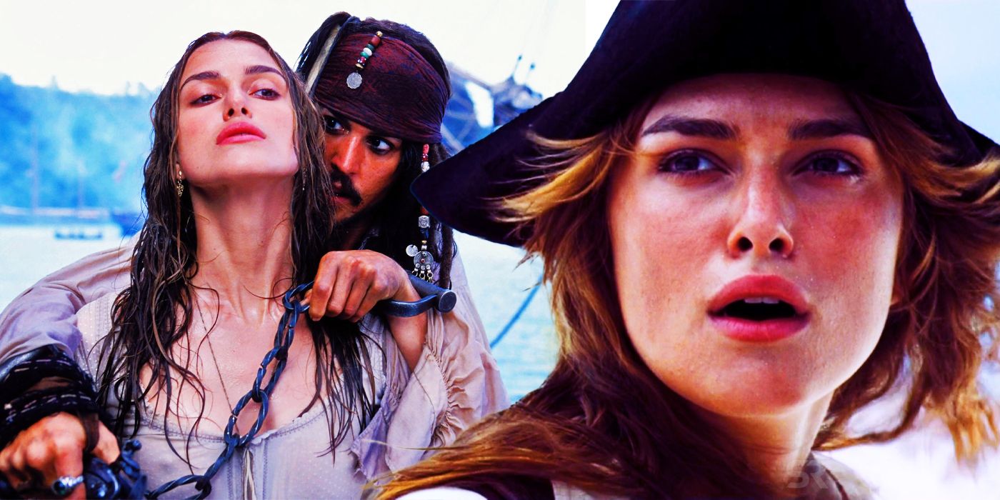 Keira Knightley as Elizabeth Swann in Pirates of the Caribbean