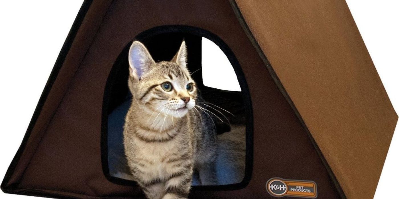 K&H A-frame heating house for cats is now available