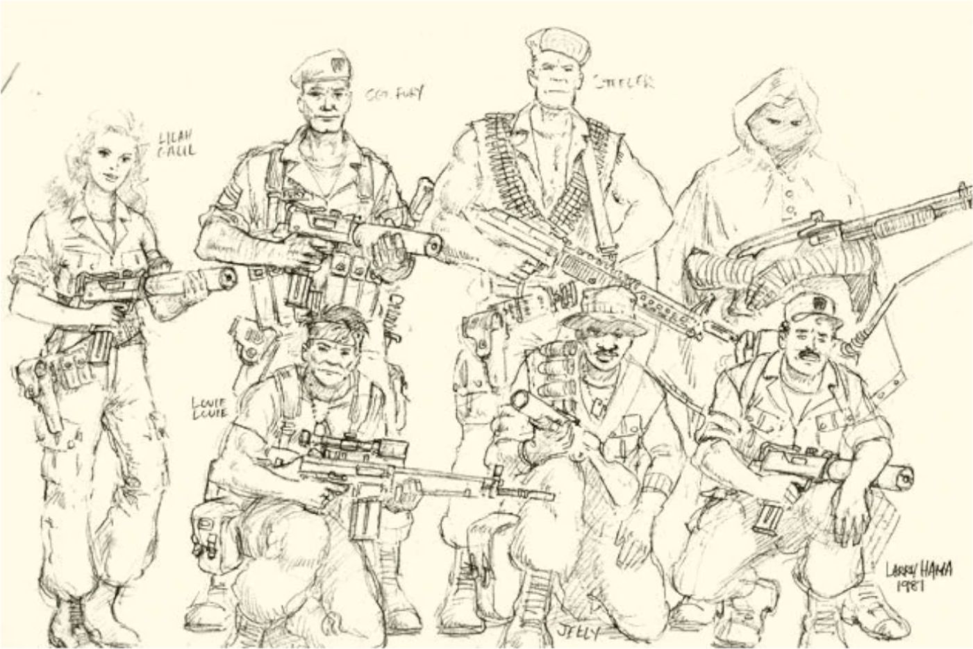 Fury Force Team Shot de Larry Hama