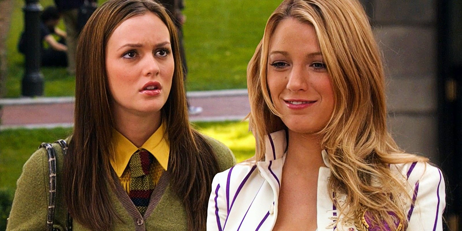 Leighton Meester como Blair e Blake Lively como Serena em Gossip Girl temporada 2 episódio 6