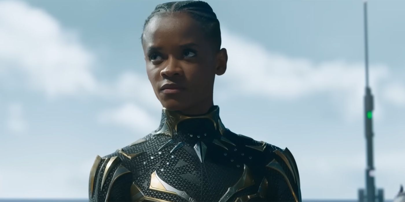 Letitia Wright as Shuri in Black Panther Wakanda Forever