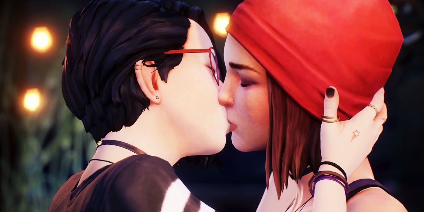 Alex e Steph se beijam em Life is Strange: True Colors