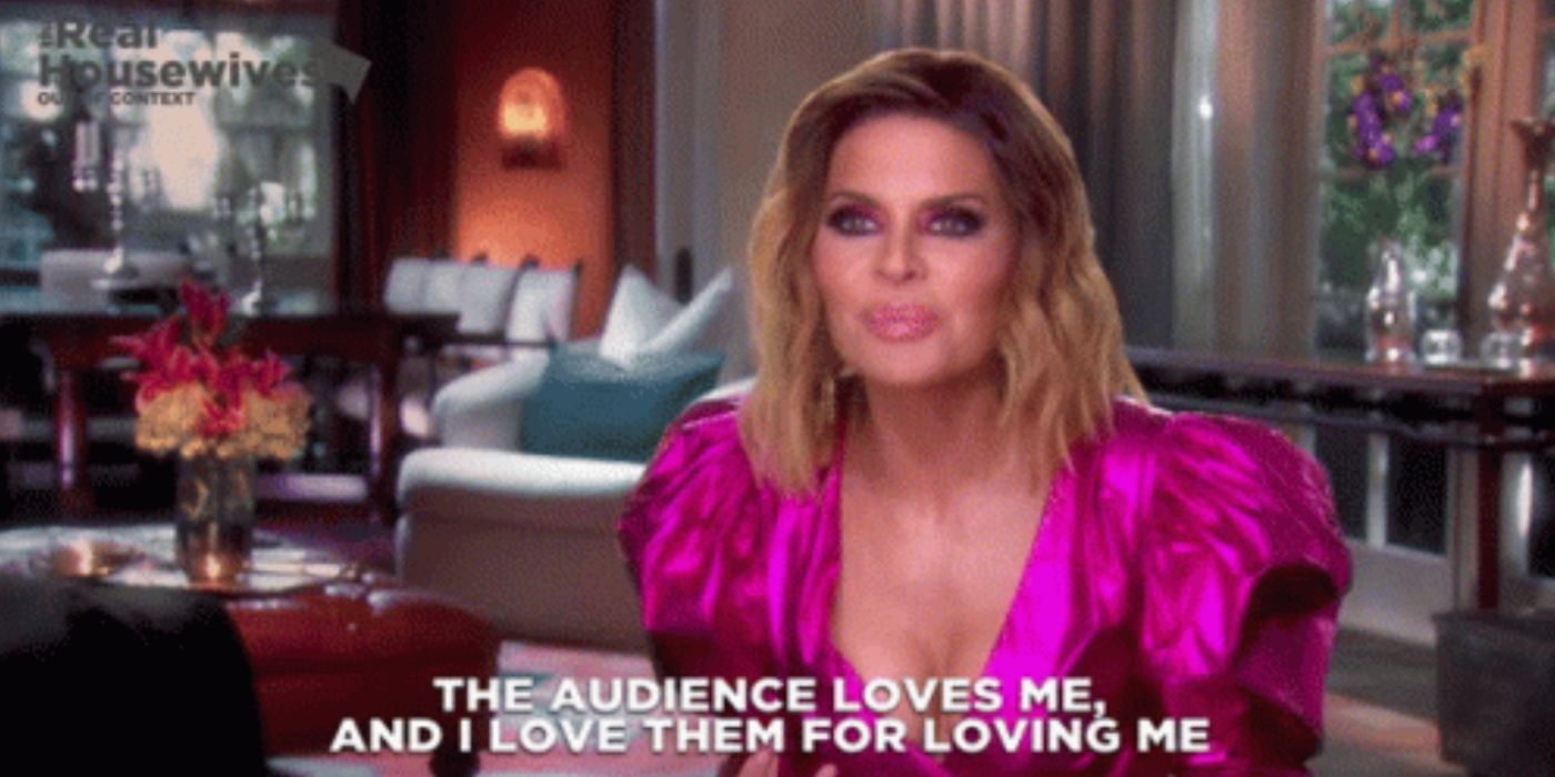 Lisa Rinna talking about fame in a confessional on RHOBH
