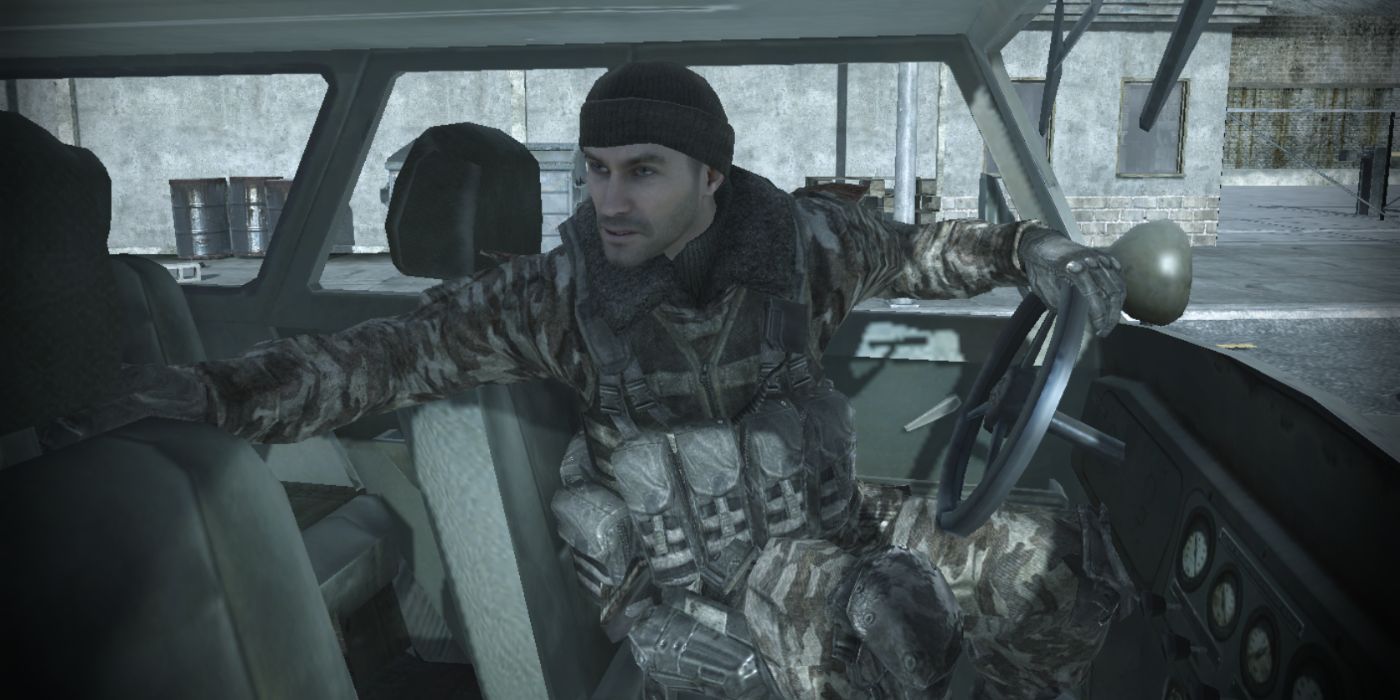 Makarov driving in MW2