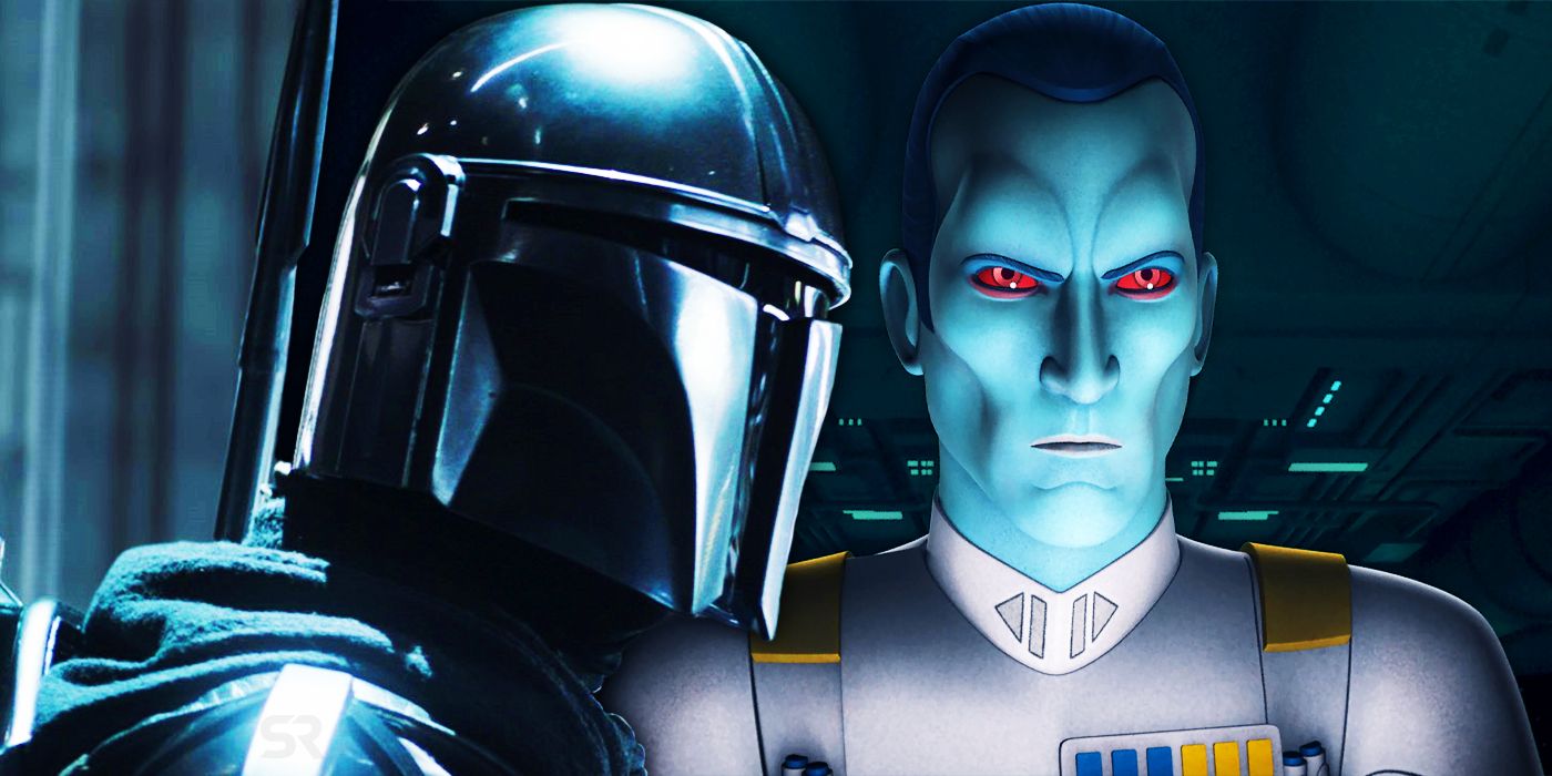 Din Djarin in The Mandalorian and Grand Admiral Thrawn in Rebels.