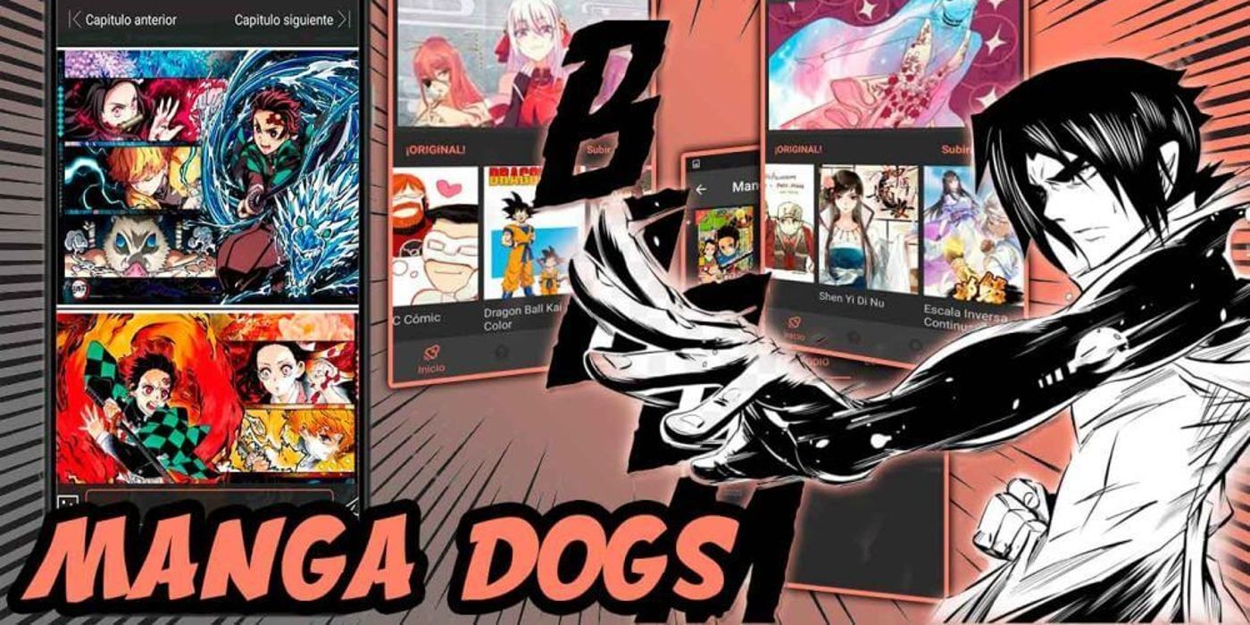 Um anúncio do aplicativo Manga Dogs é exibido