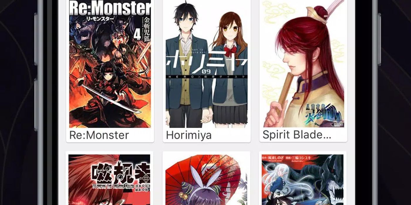Quadrinhos são exibidos no aplicativo Manga Zone