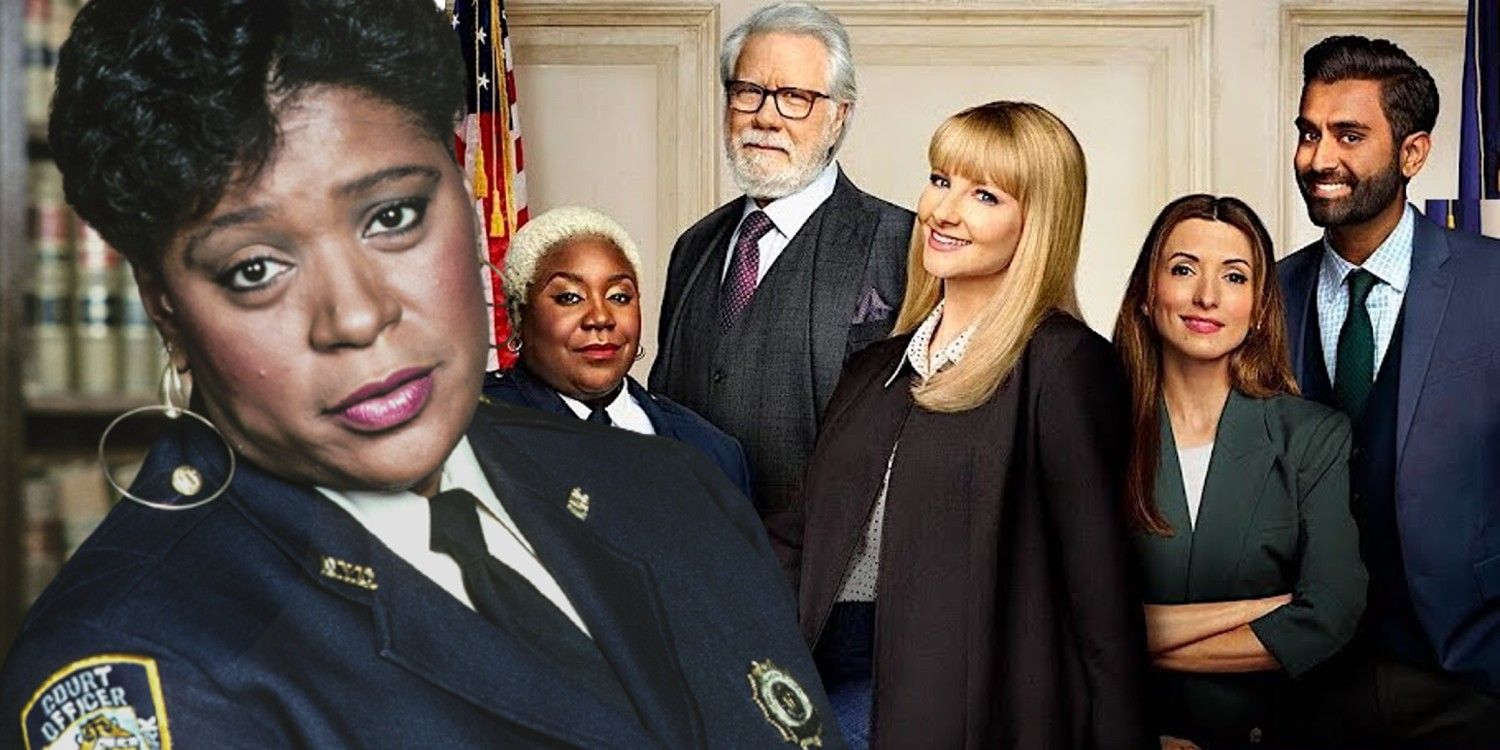 Marsha Warfield Roz Russell With Night Court 2023 Cast
