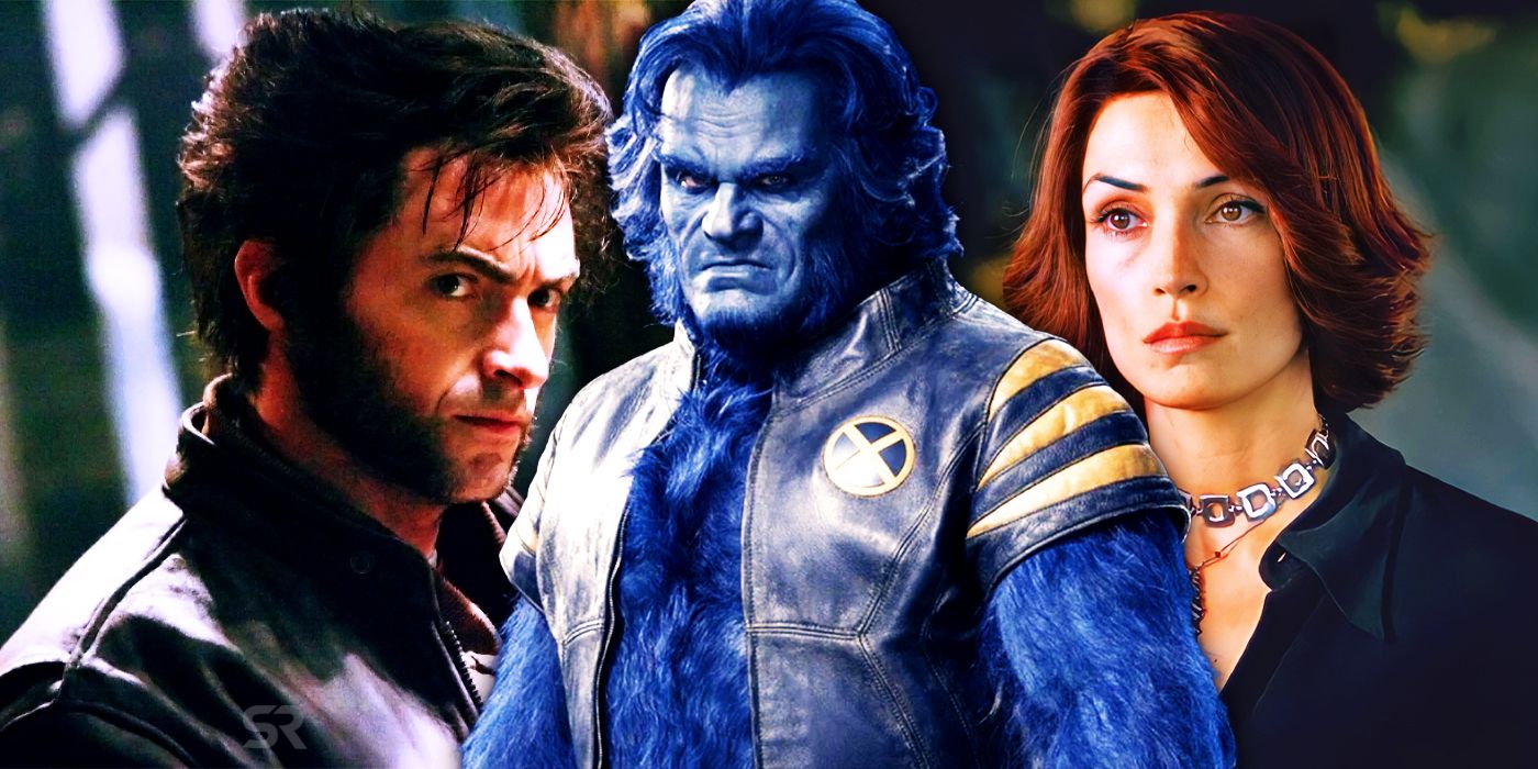 Wolverine, Beast, and Jean Grey from Fox's X-Men movies.