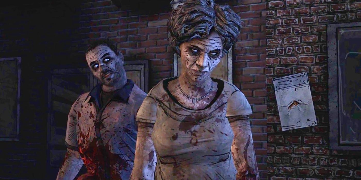 Os pais de Clem em The Walking Dead da Telltale