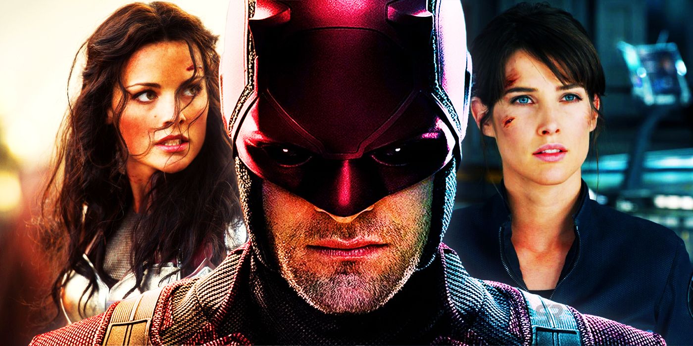 Sif, Daredevil, and Maria Hill from Marvel movies and shows. 