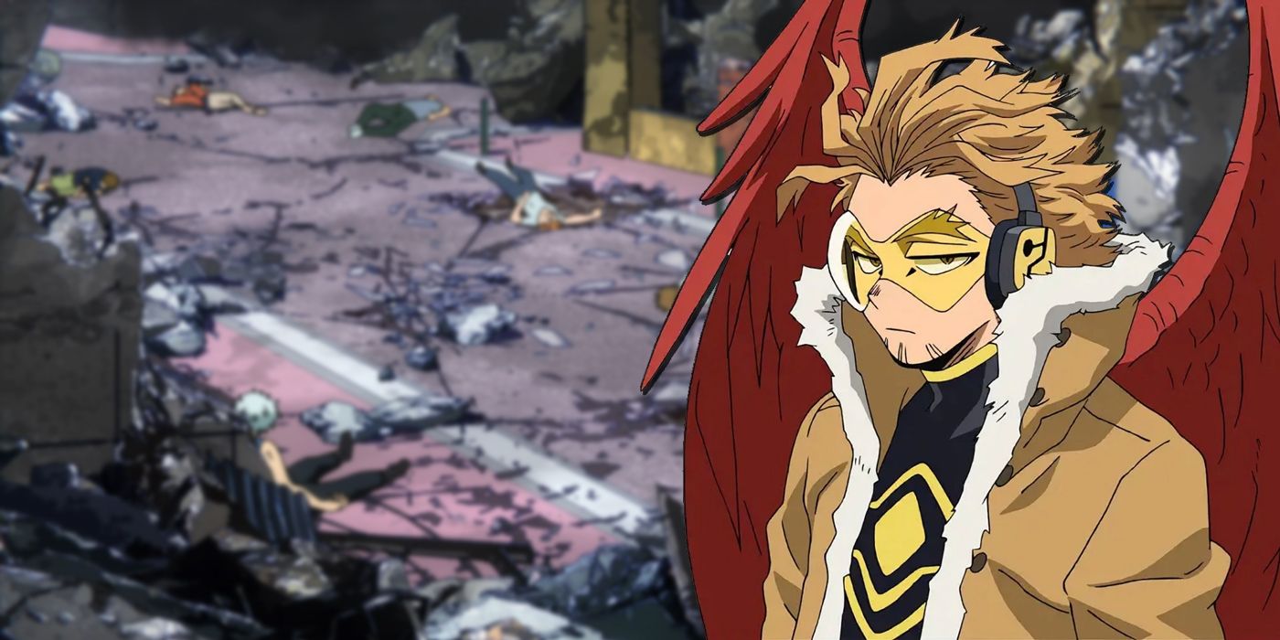 My Hero Academia Hawks Devastação