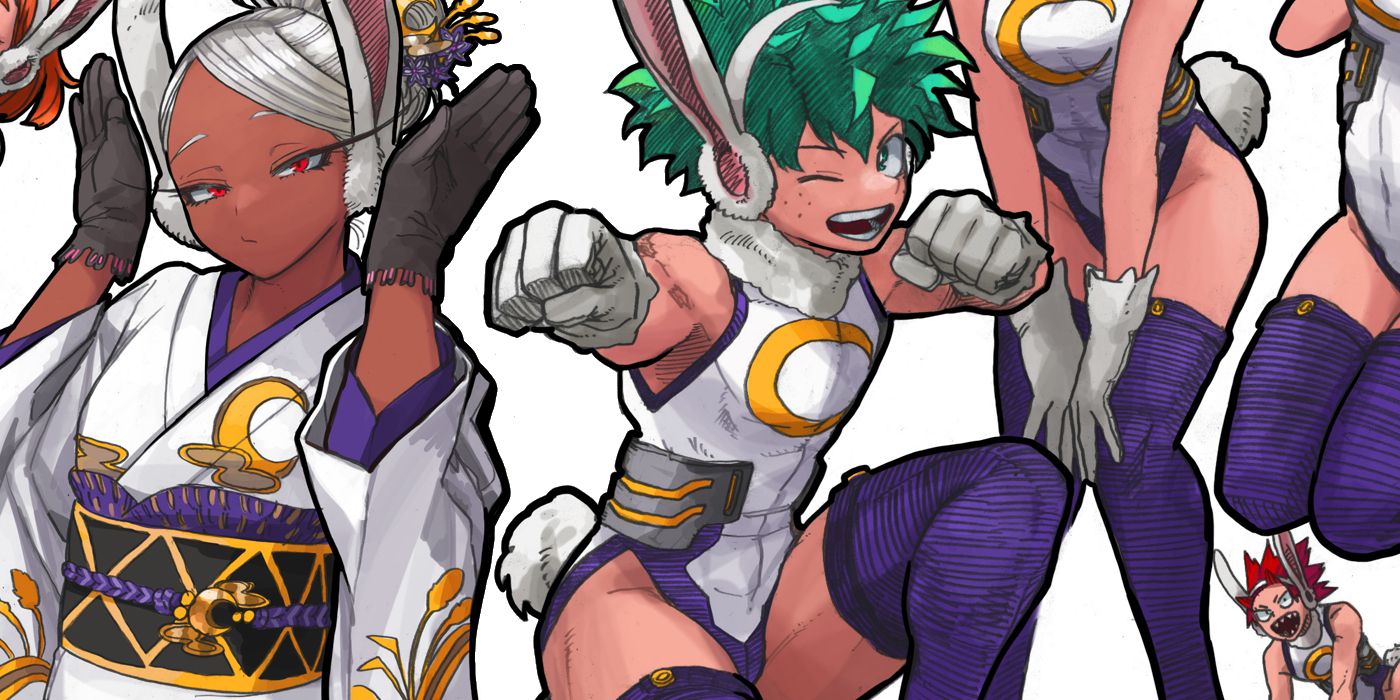 MHA-New-Years-Rabbit-Miruko-Deku