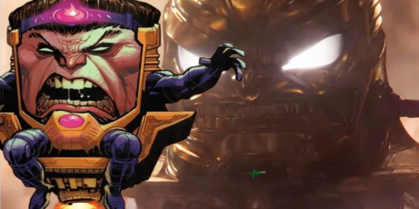 Modok revealed in the Ant-Man and Wasp Quantumania trailer blended with the angry comic version