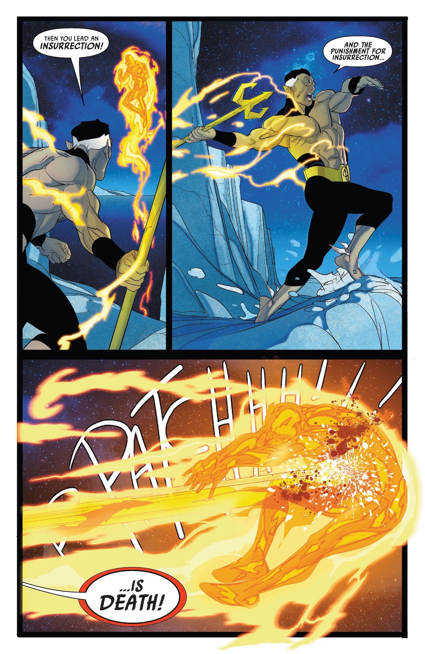 Namor Kills Human Torch