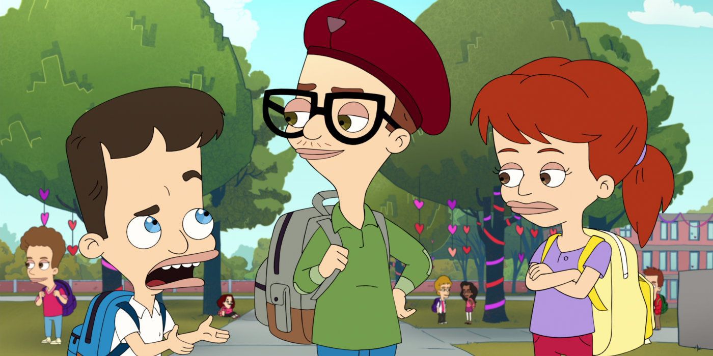 Nick talking to Andrew and Jessi in Big Mouth