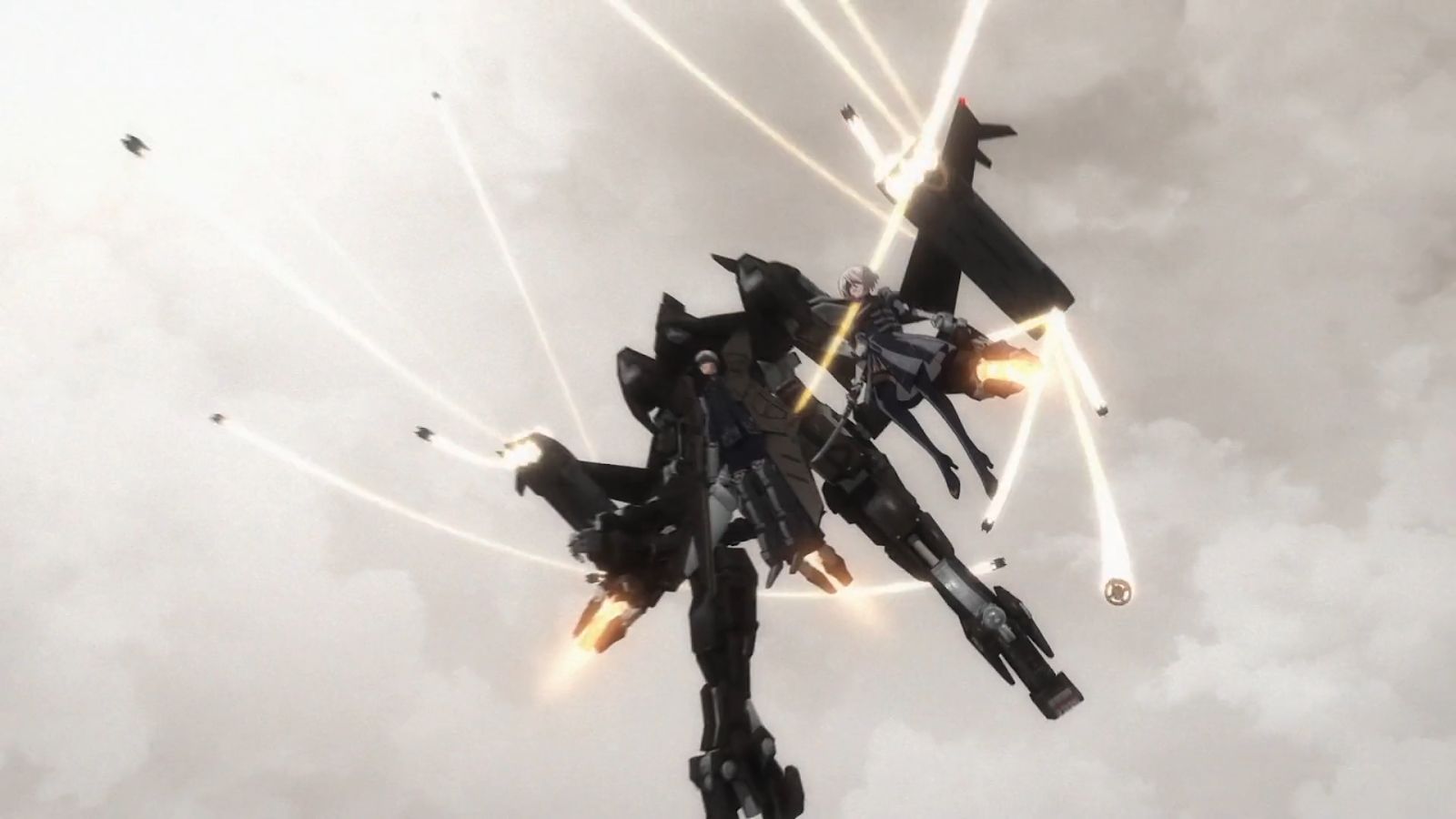 NieR Automata flight unit in the anime