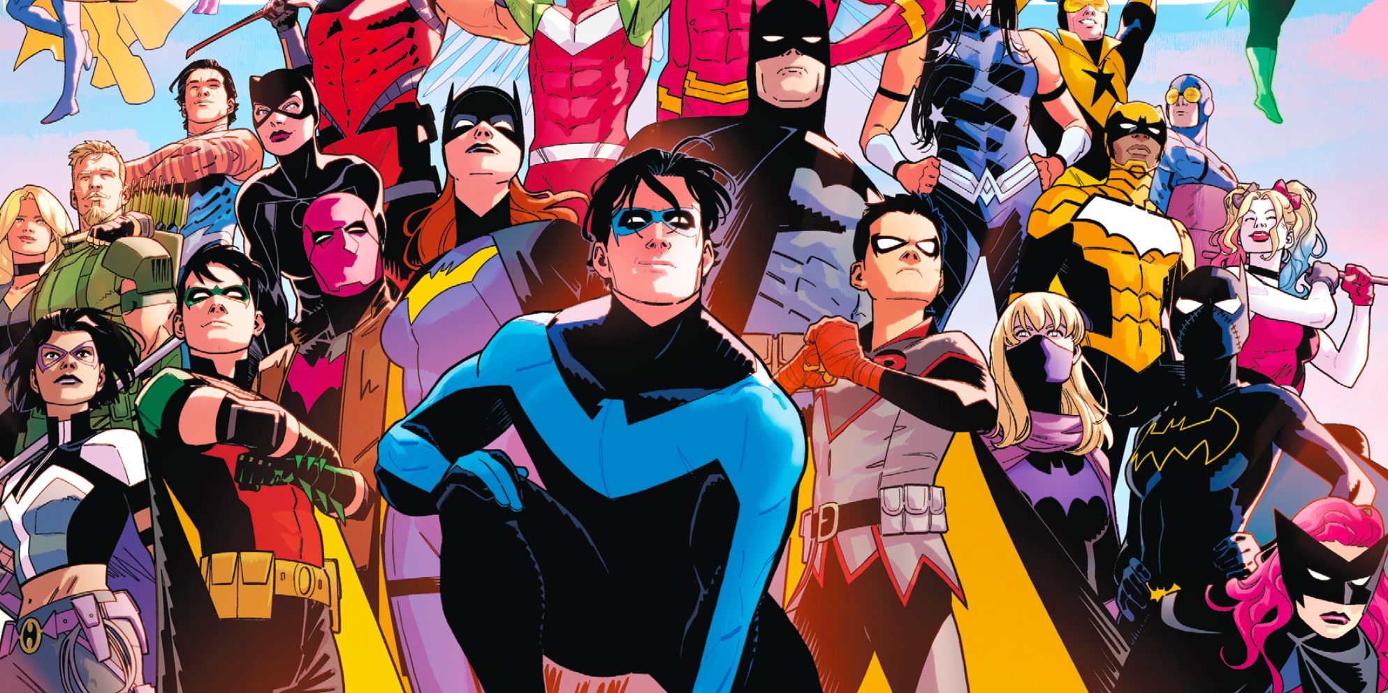 Arte da capa de DC's Nightwing #100