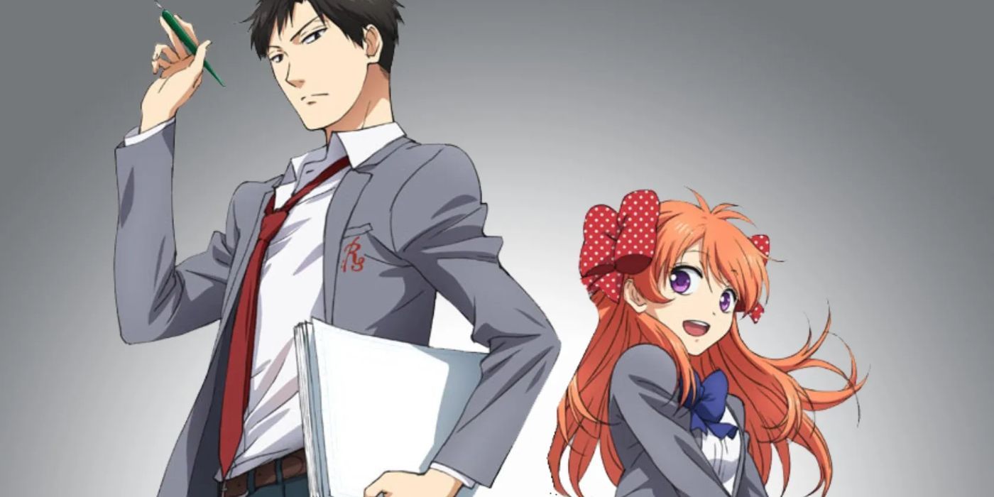 Nozaki and Chiyo in Monthly Girls Nozaki Kun