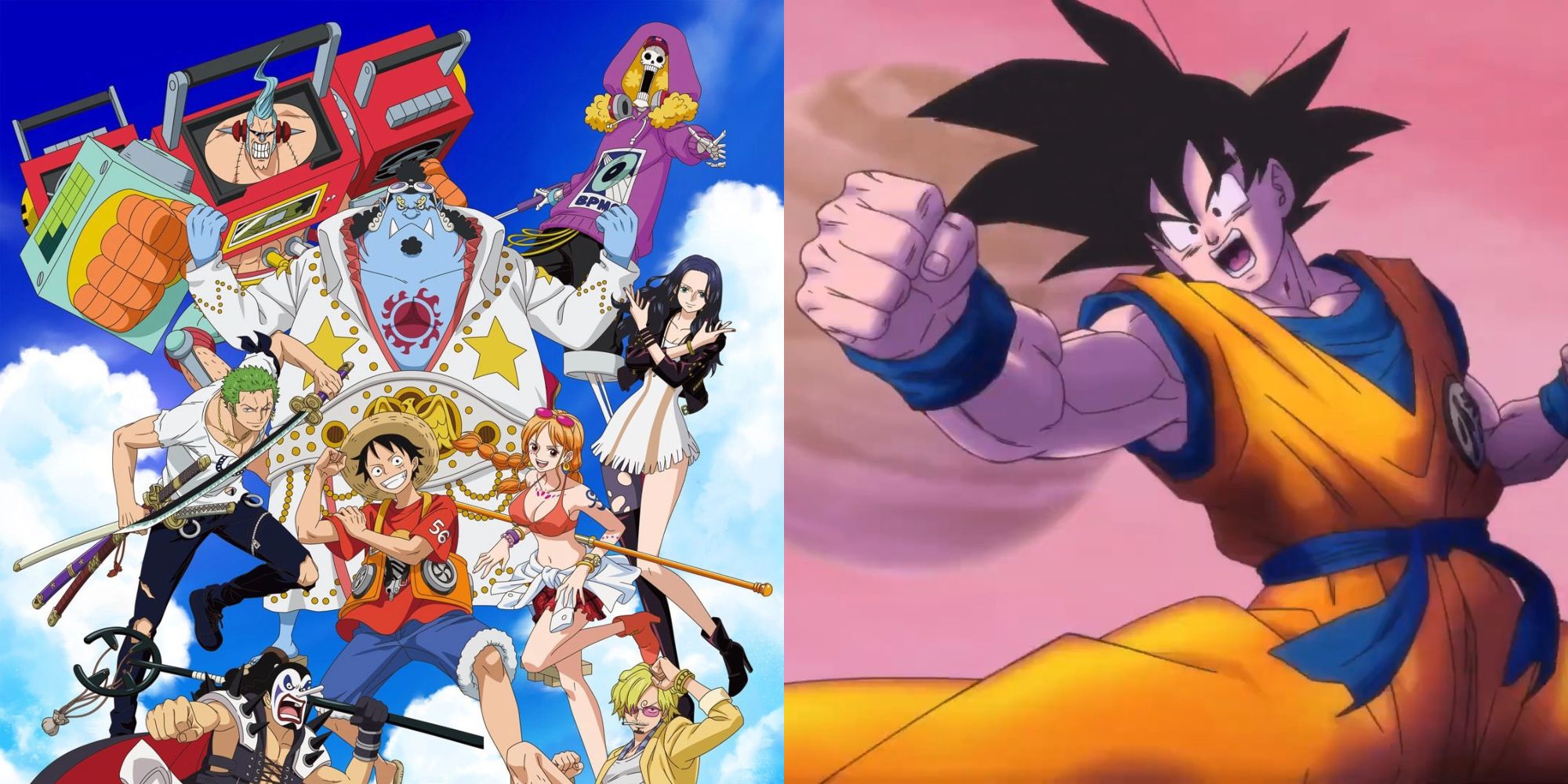One Piece Film: Red and Dragon Ball Super: Super Hero