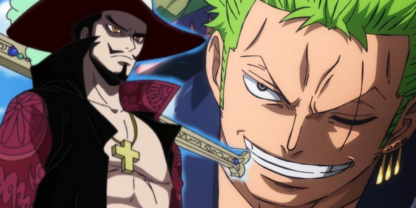 one piece zoro and mihawk featured image