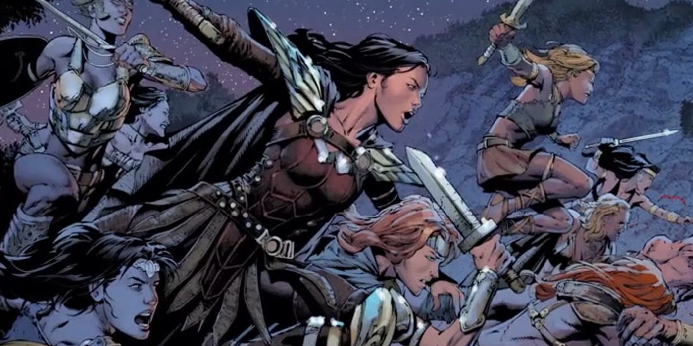 Amazoniens dans une bande dessinée DC