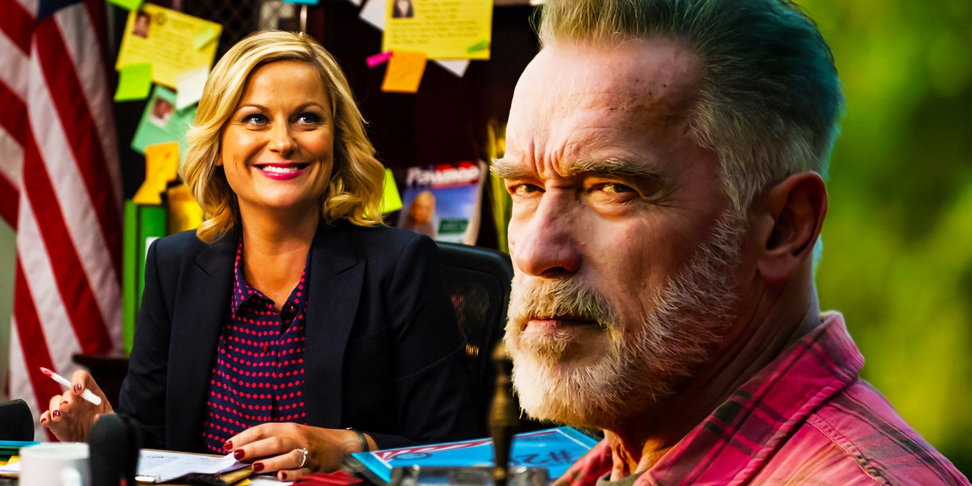 parks and rec Leslie knope arnold schwarzenegger