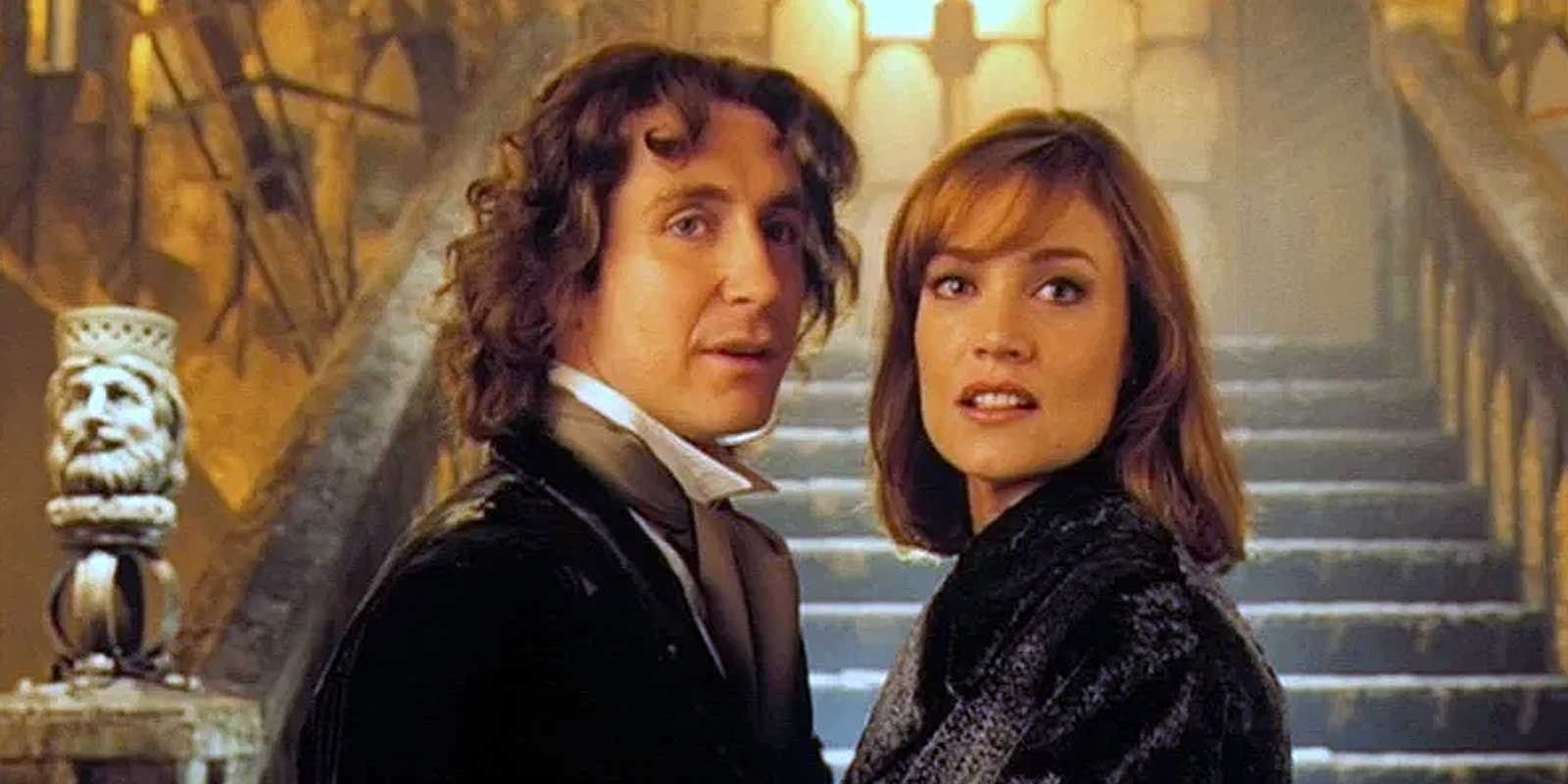 Paul McGann as Eighth Doctor and Daphne Ashbrook as Grace in Doctor Who