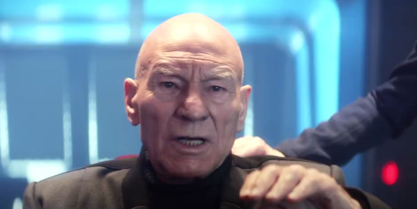 Picard grita Gun It
