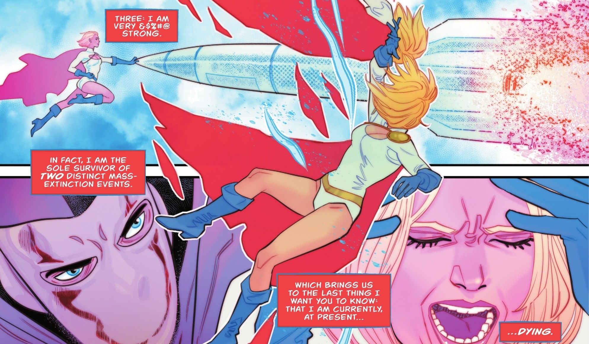 powergirl new powers lazarus planet assault on krypton