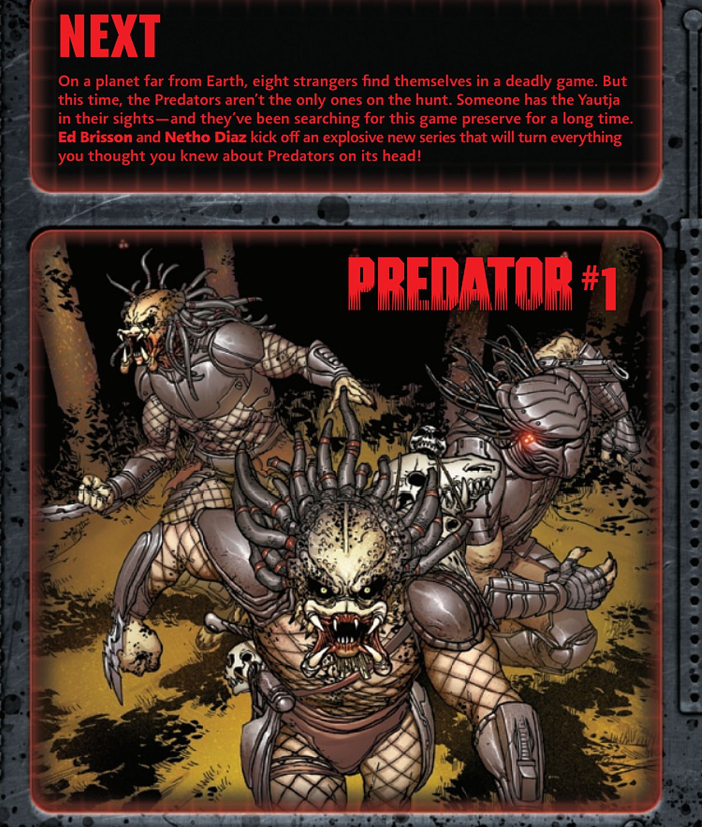Predator Teaser for Next Arc