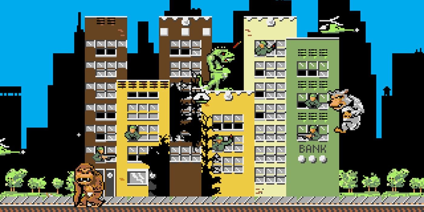 Rampage gameplay in 1984