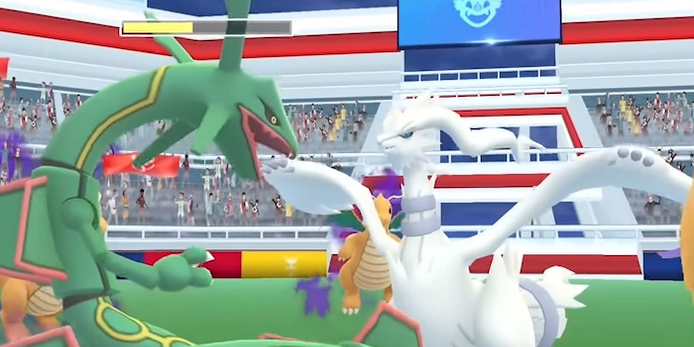 Pertarungan Rayquaza dan Reshiram dalam Serbuan Pokémon GO