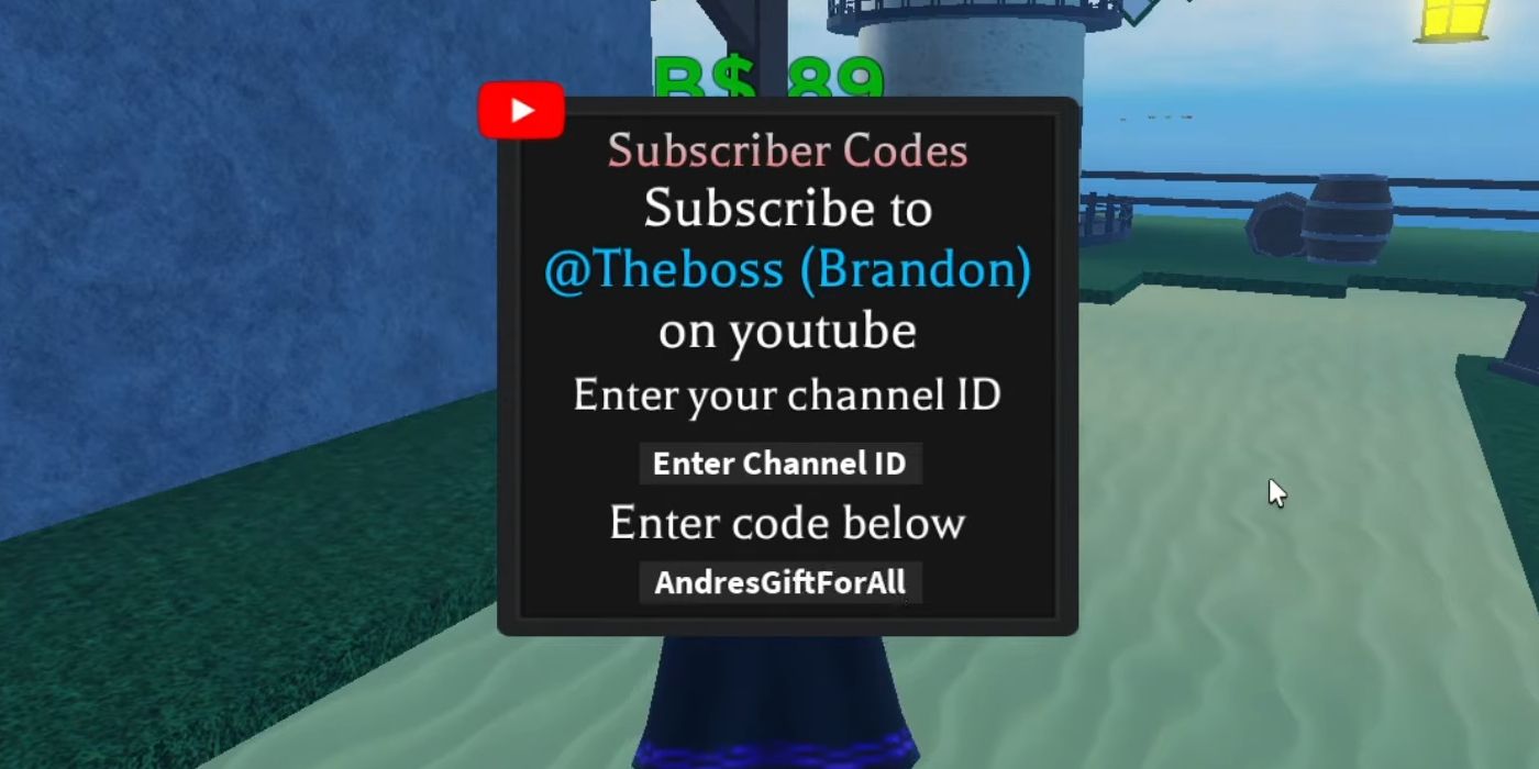 Redeeming the January 2023 Code AndresGiftForAll in Roblox A One Piece Game