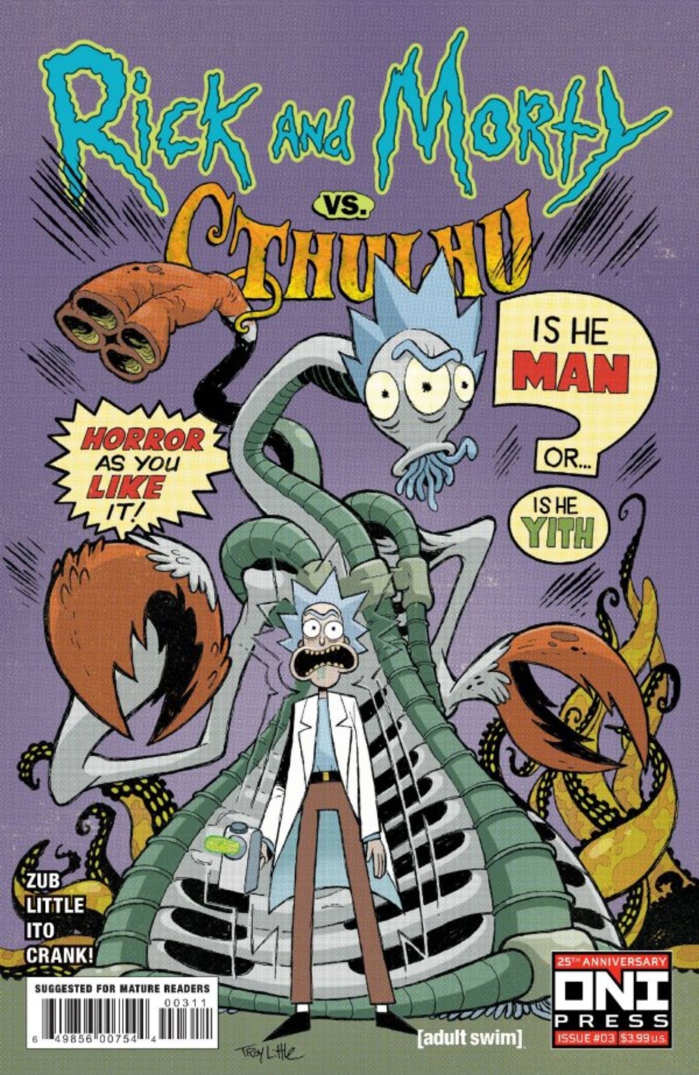 Capa Rick and Morty x Cthulhu.