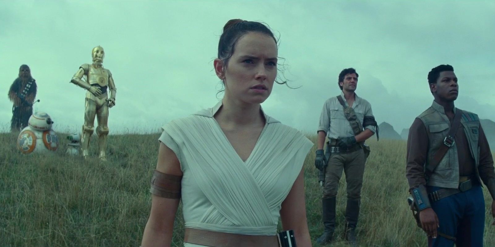 rise-of-Daisy Ridley, John Boyega, and Oscar Isaac in Star Wars: The Rise of Skywalker