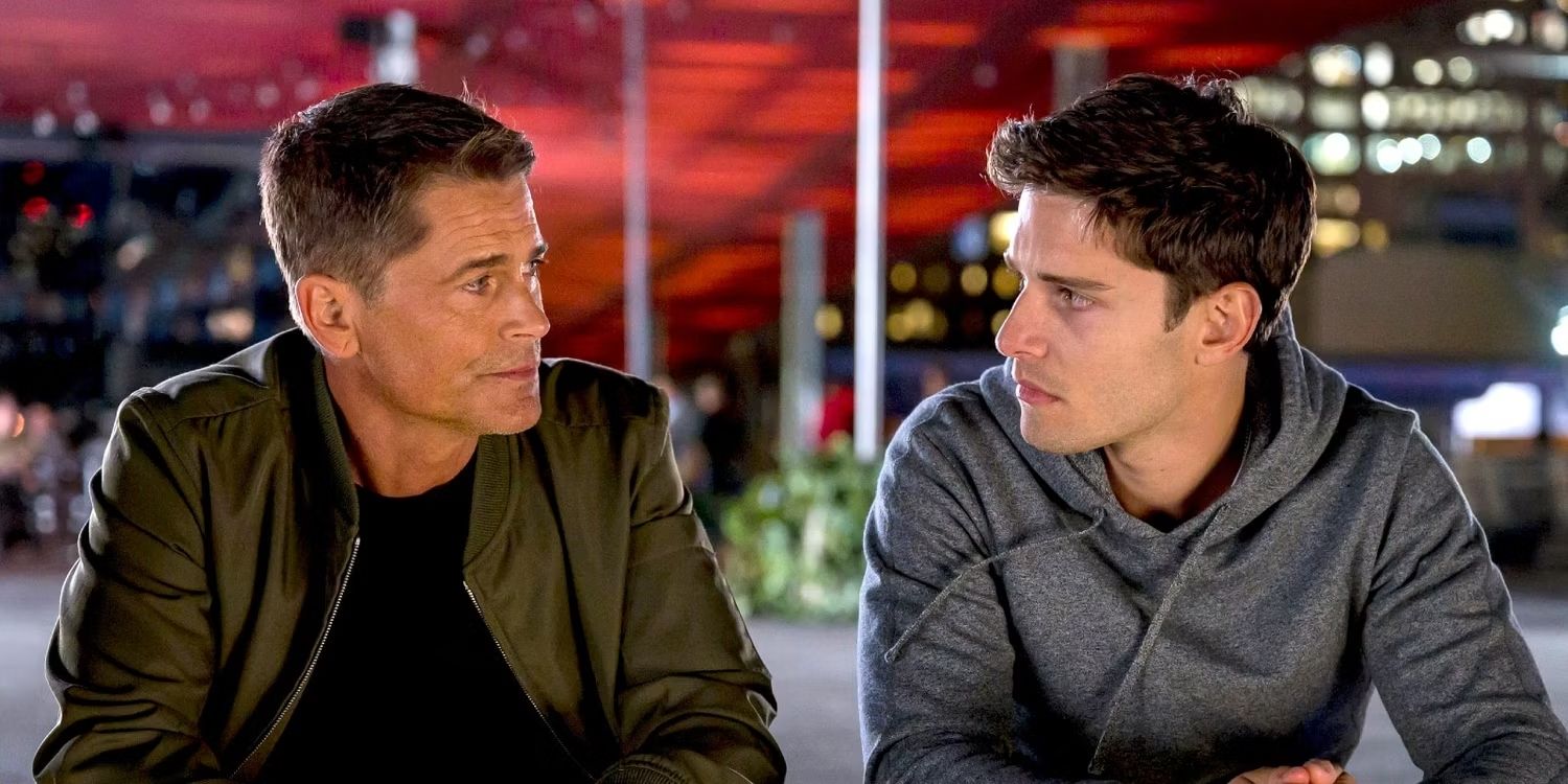 Rob Lowe and Ronen Rubinstein in 911 Lone Star