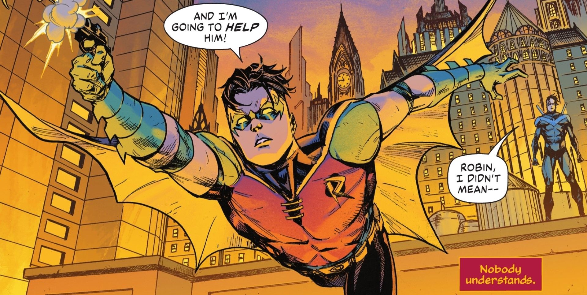 Robin Goes To Save Batman DC Comics