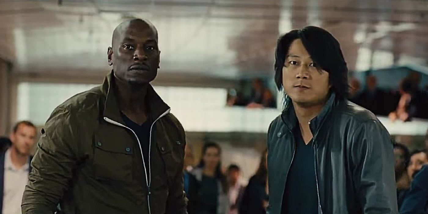 Roman and Han prepare to fight Jah in Fast and Furious 6.