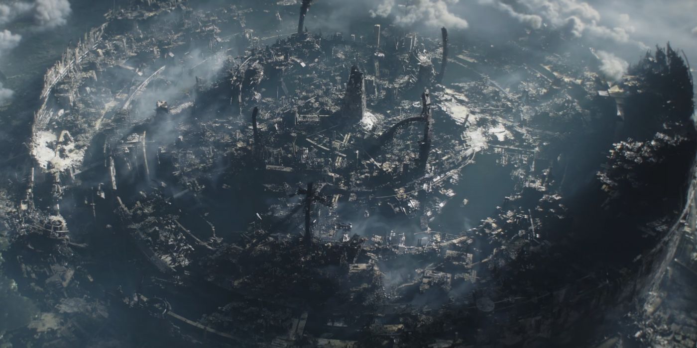Ruines de Mandalore dans la saison 3 de Mandalorian