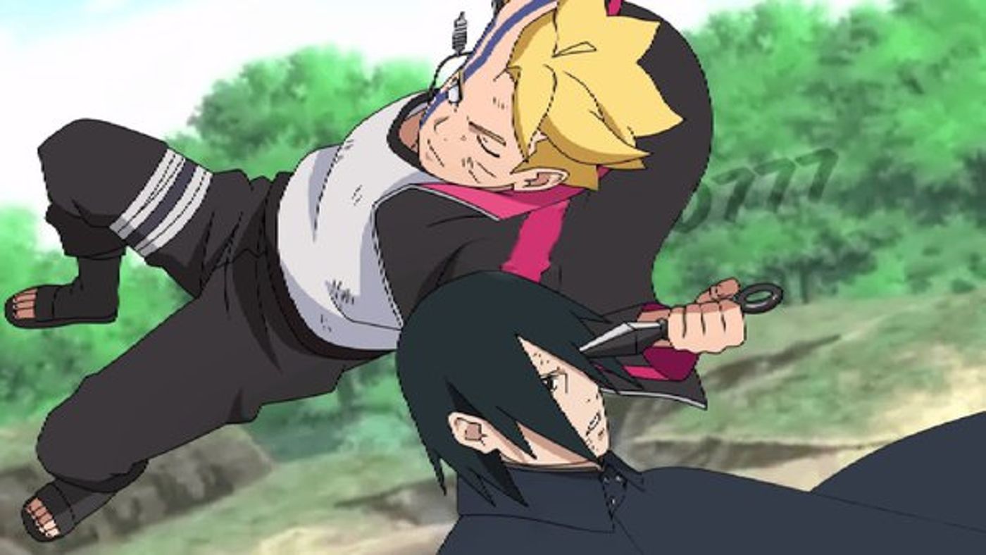 sasuke loses his rinnegan in the boruto anime