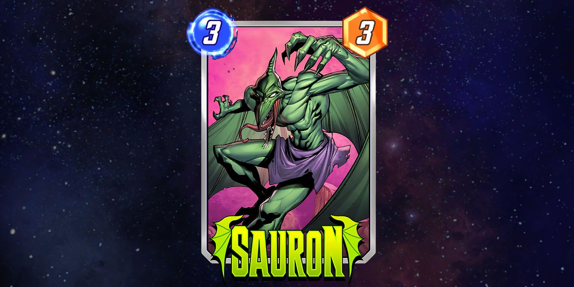 The new Sauron card in Marvel SNAP.
