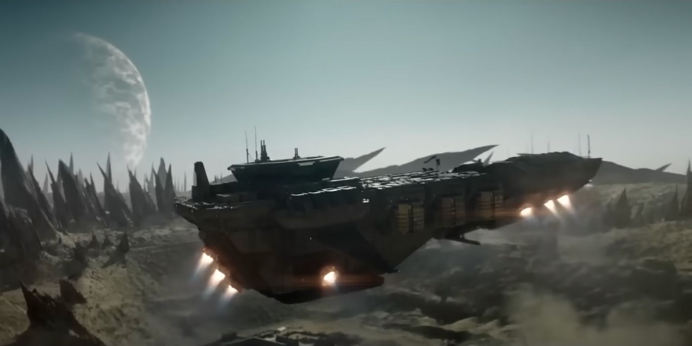 Zack Snyder's Rebel Moon Spaceship