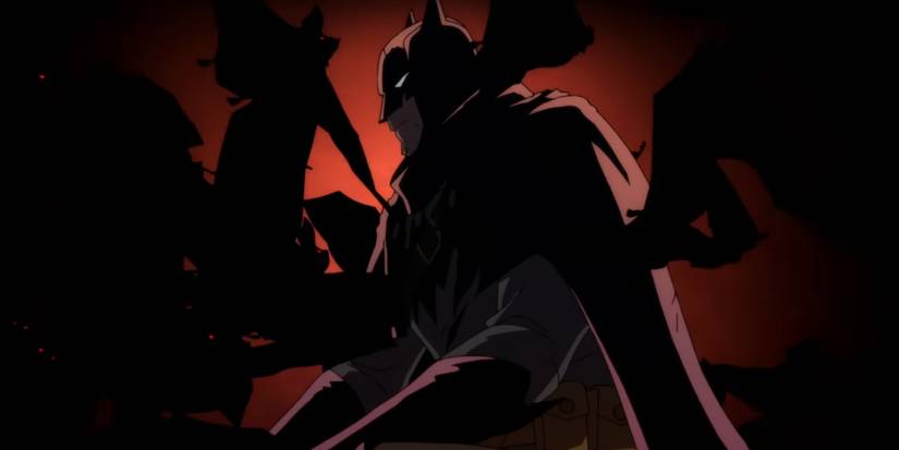 Batman in the shadows in Batman: The Doom That Came To Gotham