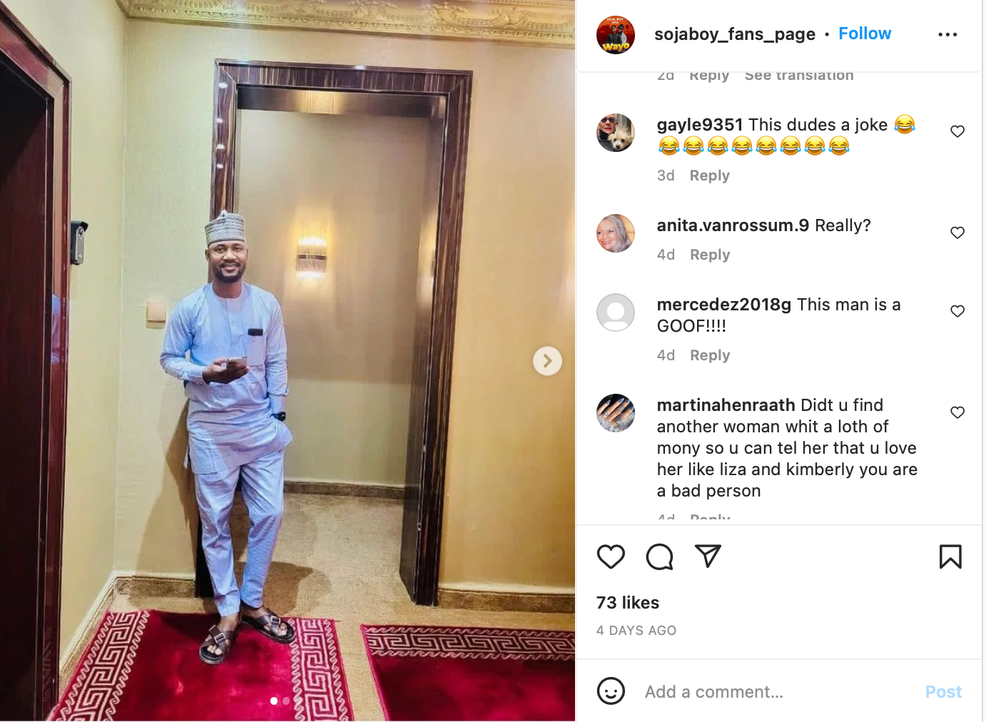 Usman Umar 90 Day Fiancé Instagram screengrab CROPPED