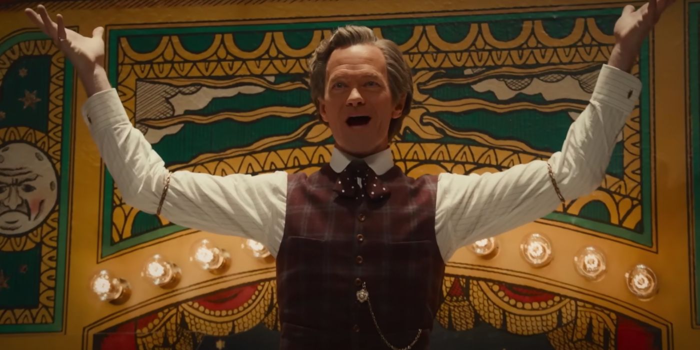 Neil Patrick Harris doing a trick in Doctor Who