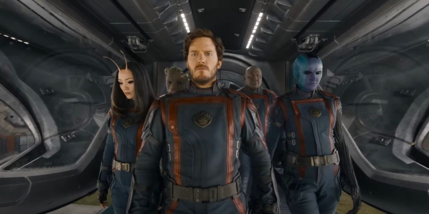 Guardians of the Galaxy in Nova Corp uniform in Vol. 3